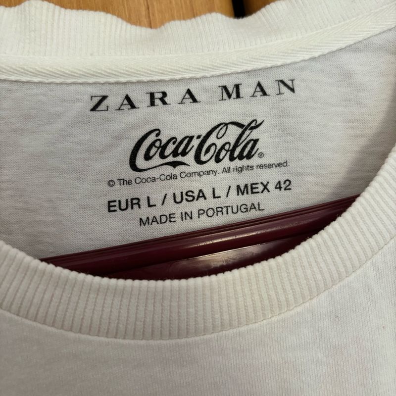 Camiseta Coca Cola Zara Usado 108730676 enjoei