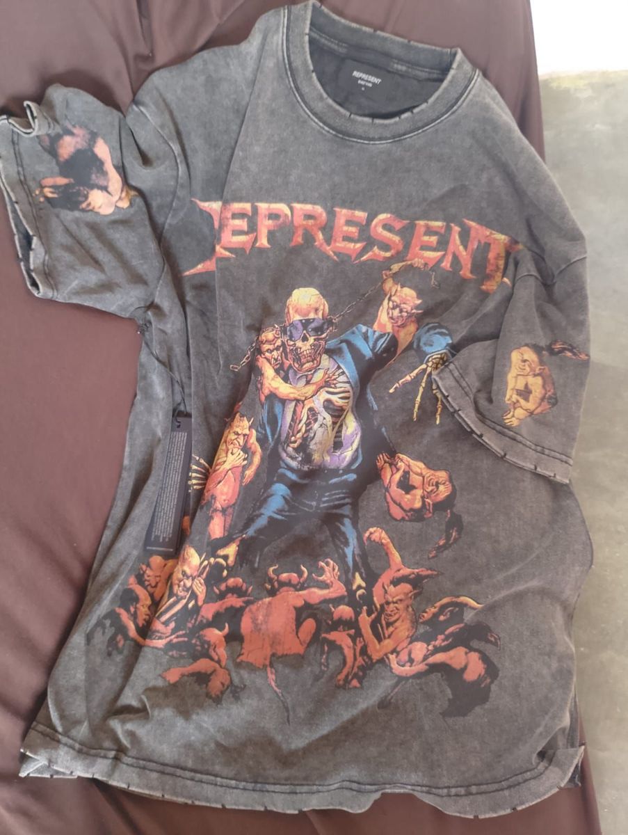 Camiseta Collab Represent X Megadeth Peça Exclusiva Não Se Encontra ...