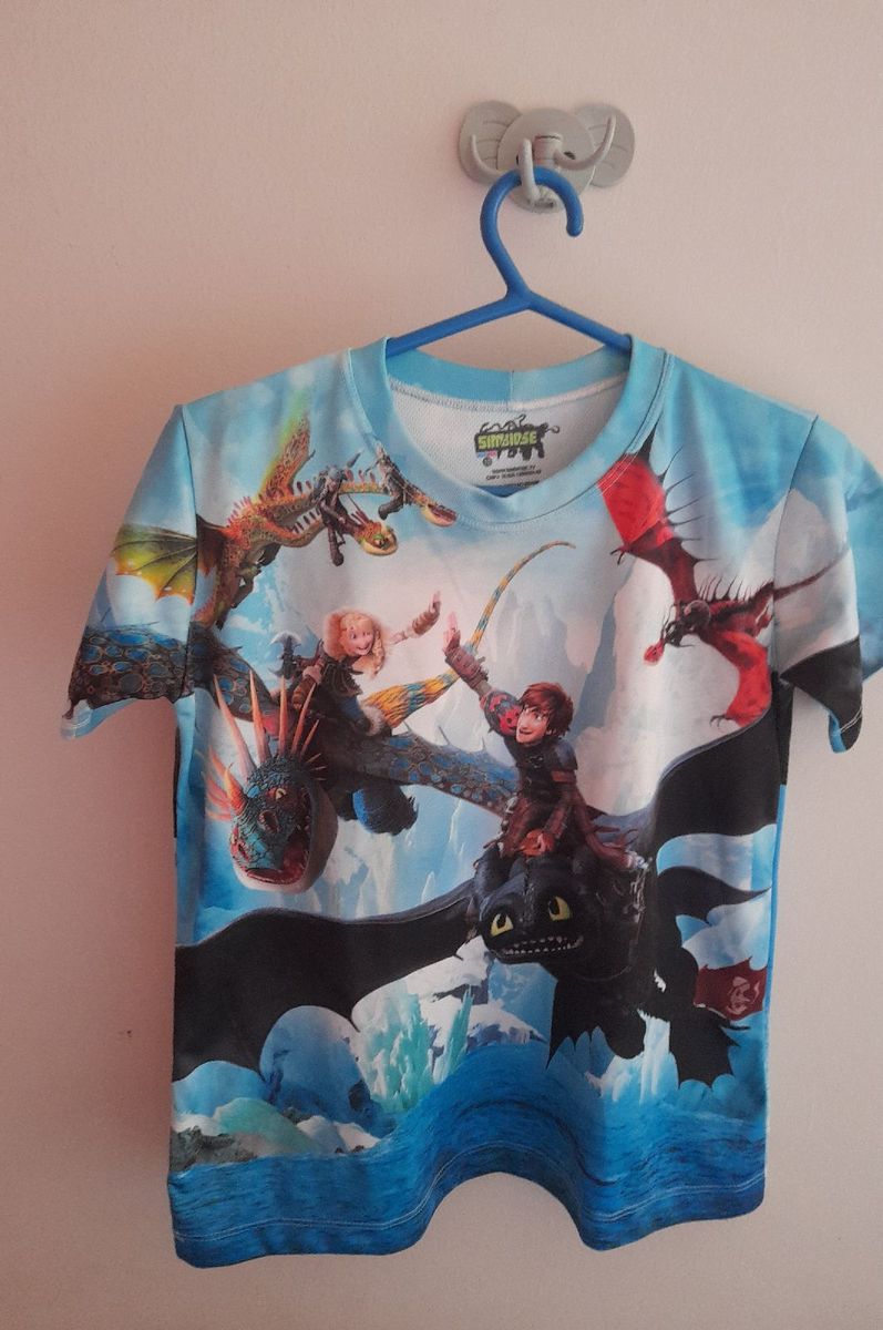 Camiseta Como Treinar Seu Dragão | Roupa Infantil para Menino Simbiose ...