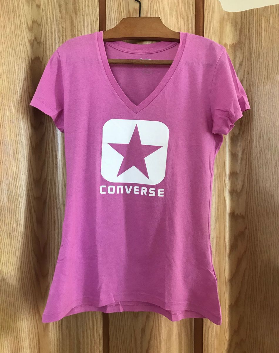 camiseta converse feminina