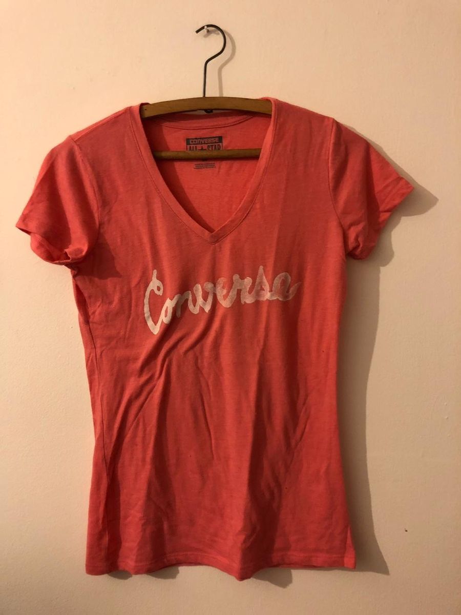 camiseta converse feminina