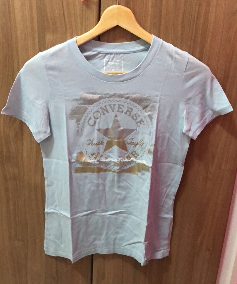 camiseta converse feminina