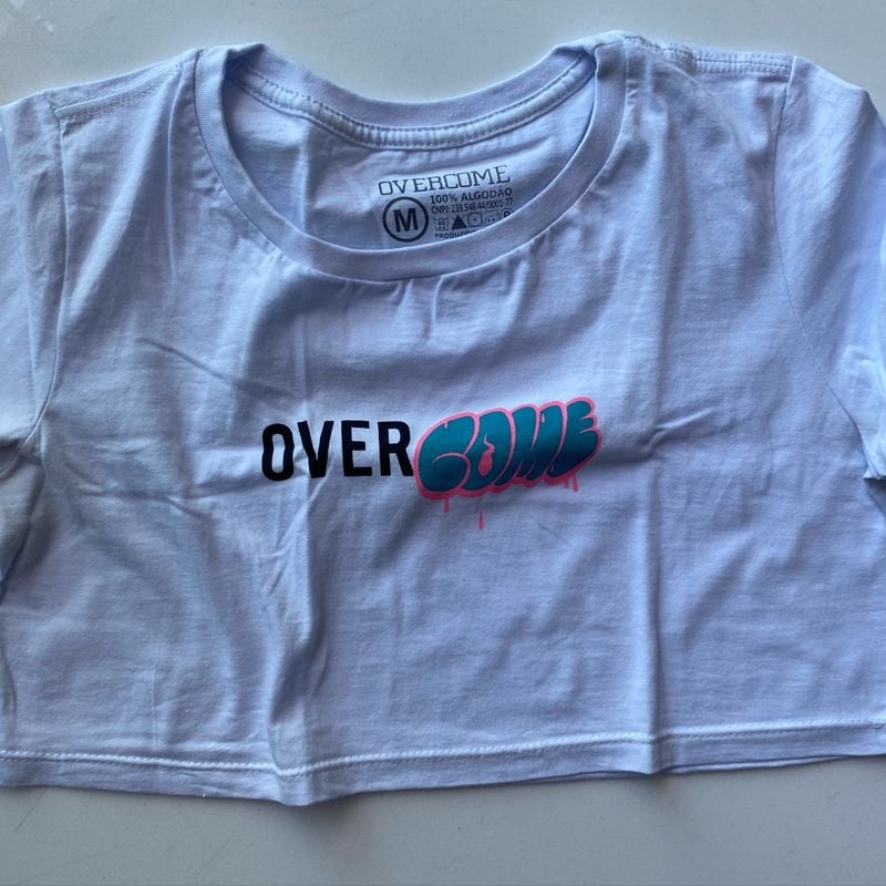 Camiseta overcome hot sale feminina