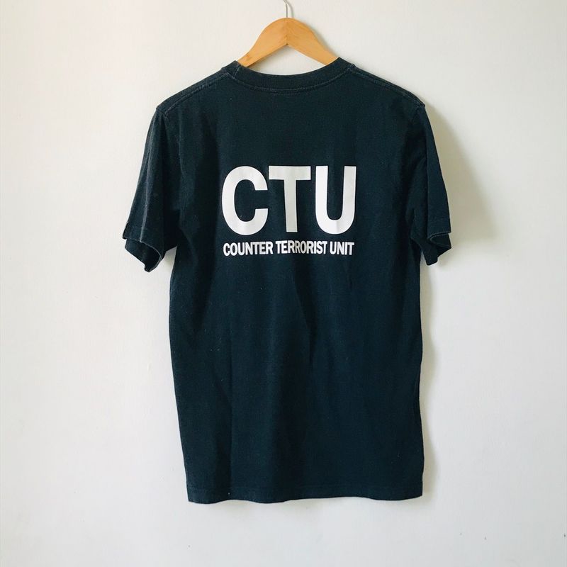 Camiseta Ctu Série 24 Horas | Camiseta Masculina Usado 33015600