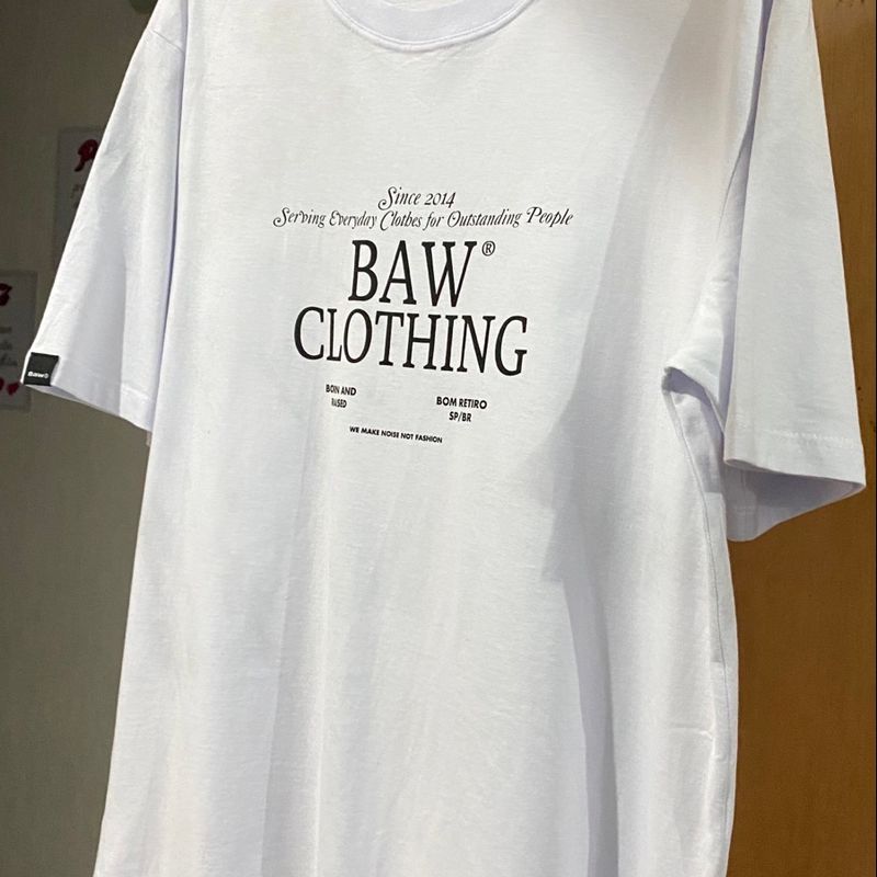 Camiseta Oversized Baw From Bom Retiro