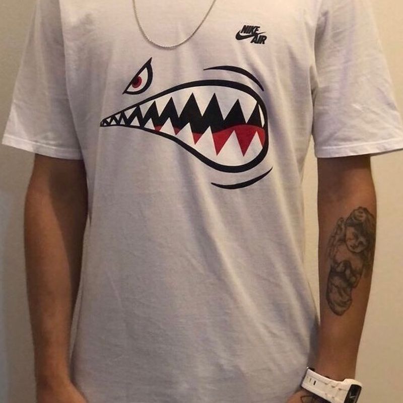 Nike shark cheap t shirt