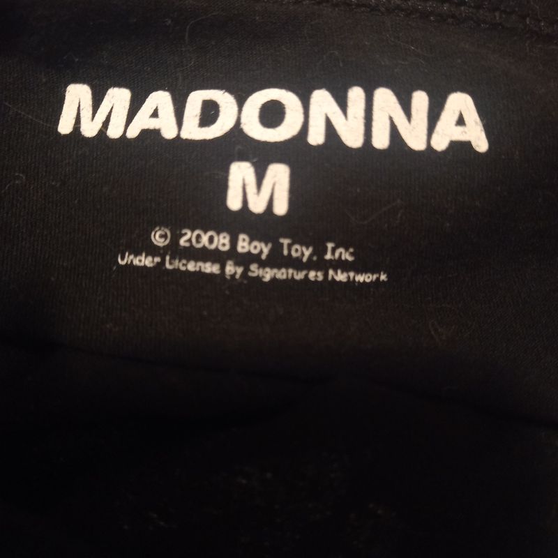 Camiseta da Turnê Sticky &Amp; Sweet Tour Madonna | Madonna Usado