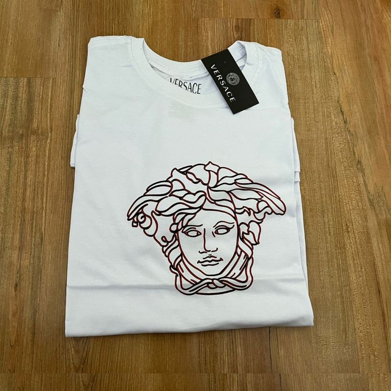 Camiseta Versace Medusa Branca