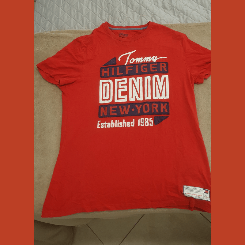 Camiseta Tommy Hilfiger New York Masculina - Vermelho