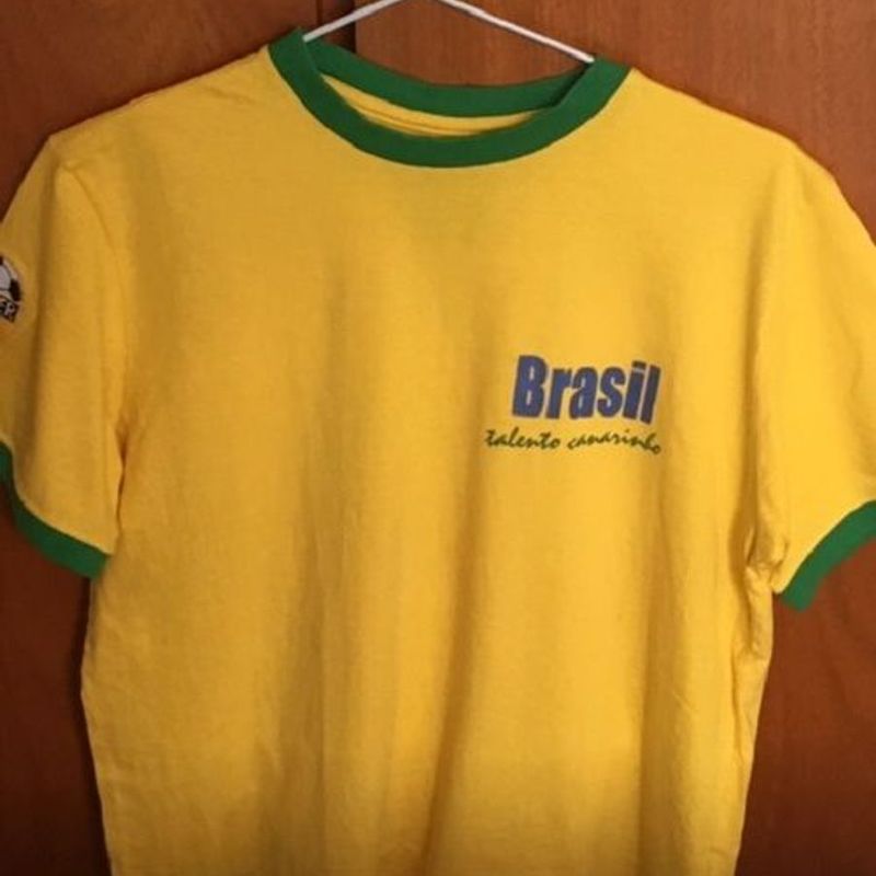 Camiseta de Zara Brasil de Algodão, Camiseta Masculina Zara Usado 55377140