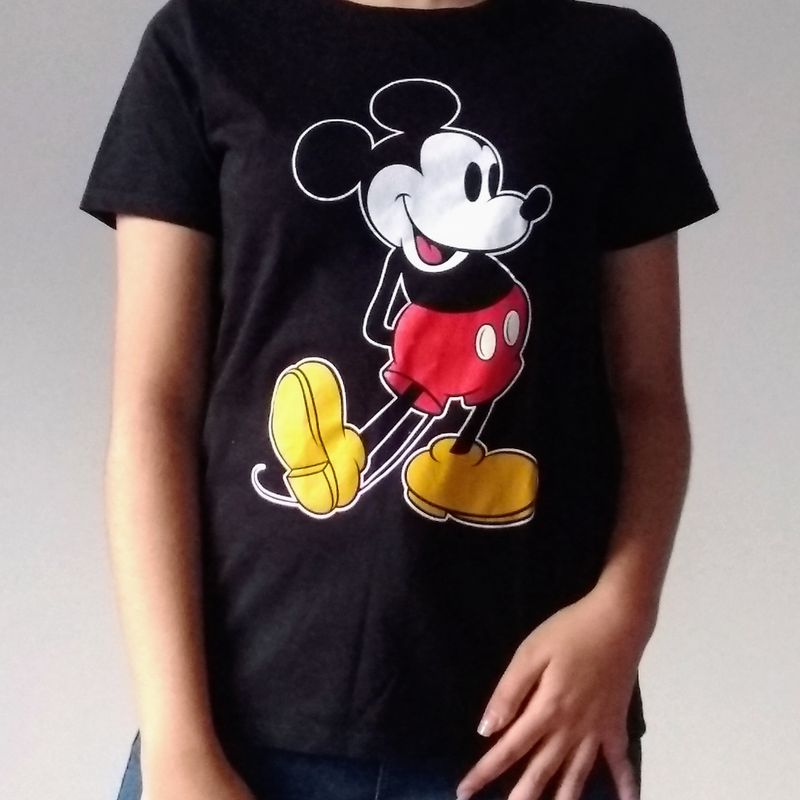 Camiseta Disney Mickey Mouse Blusa Feminina C A Usado 70510156 enjoei