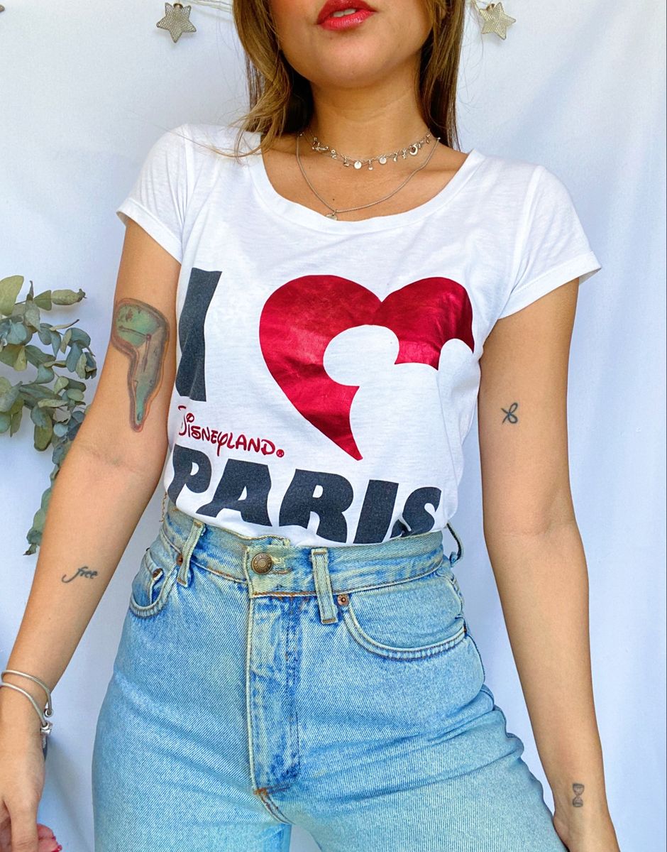 Camiseta Disneyland Paris Camiseta Feminina Disney Usado Enjoei