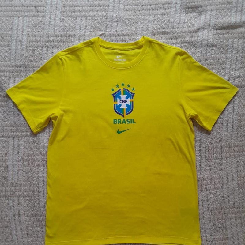 Camiseta do Brasil Nike Crest | Camiseta Masculina Nike Usado 96741024 |  enjoei