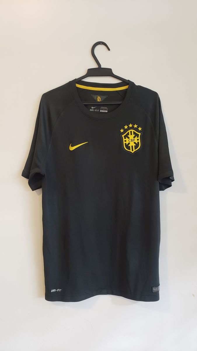 Camisa Brasil Verde Escuro Raridade, Camiseta Masculina Nike Usado  43384933