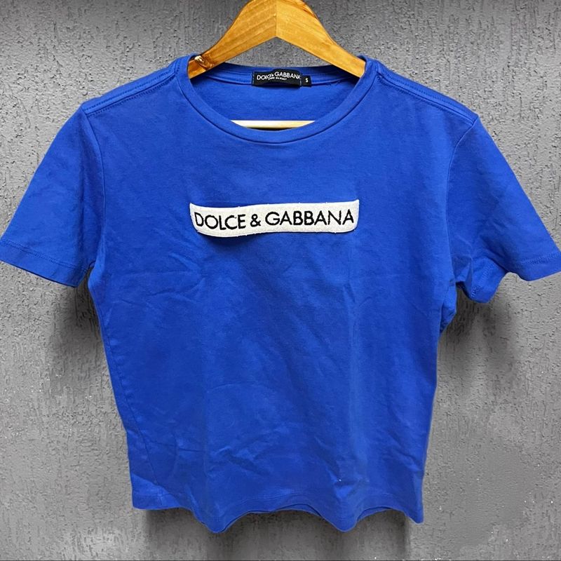 Sendegaro Blue Dolce And Gabbana T Shirt Camisa Da Dolce Gabbana