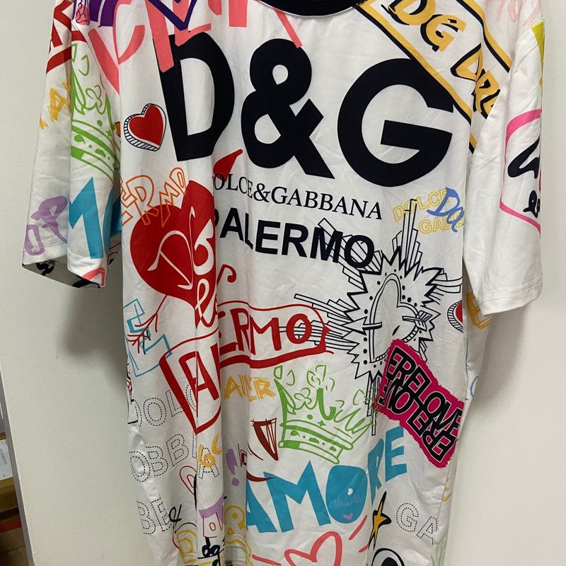 Camiseta Dolce Gabanna Camiseta Masculina Dolce Gabbana Usado 83951785  enjoei - Main Image