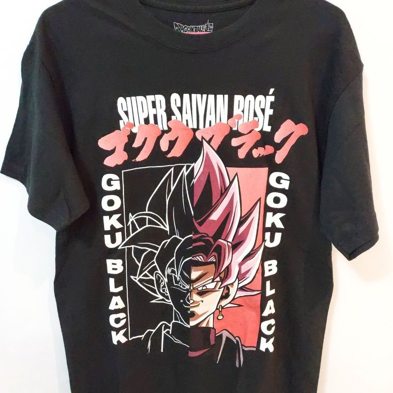 Camiseta Camisa Anime Dragon Ball Super Goku Black