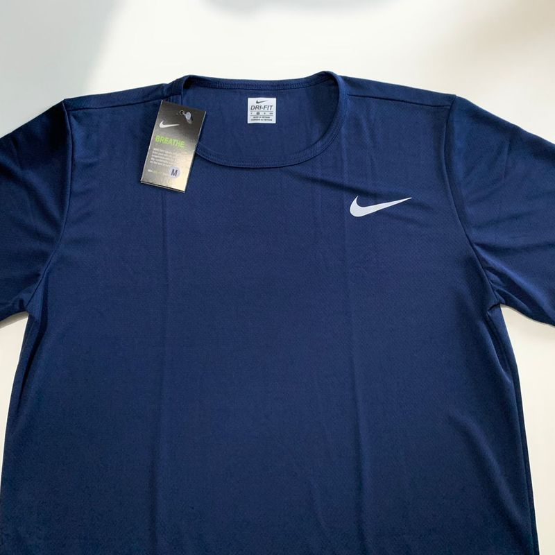 Navy blue nike dri best sale fit shirt