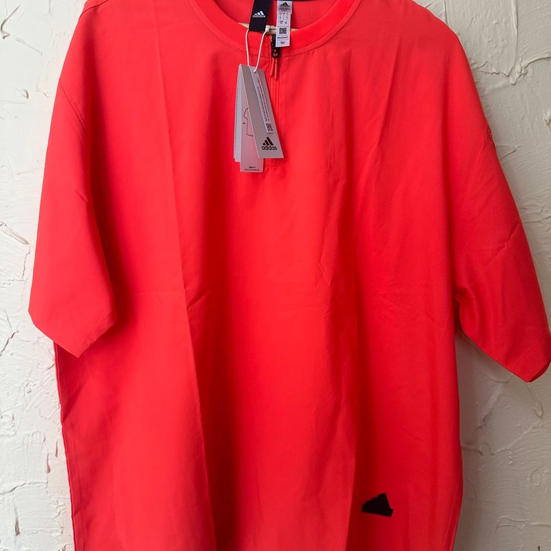 Camiseta Oversize - Vermelho adidas
