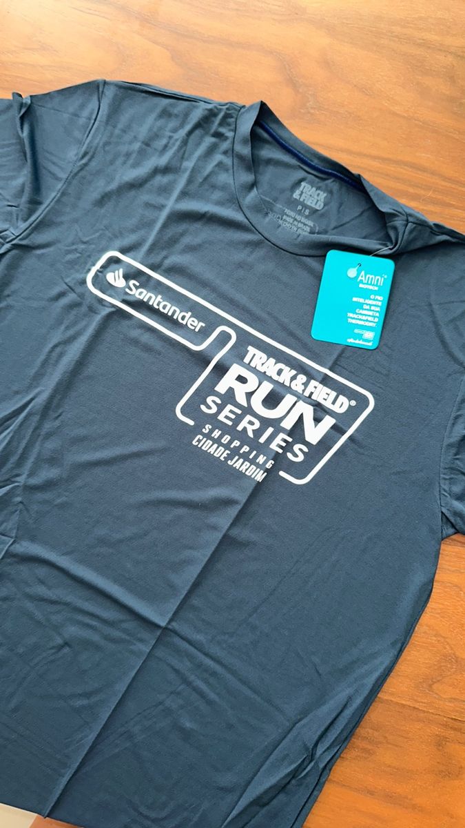 Camiseta Dryfit da Corrida Run Series Track & Field Shopping Cidade
