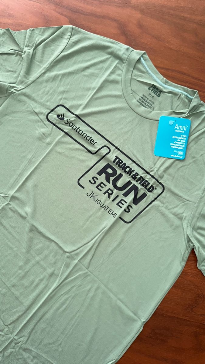 Camiseta Dryfit da Corrida Run Series Track & Field Shopping Jk