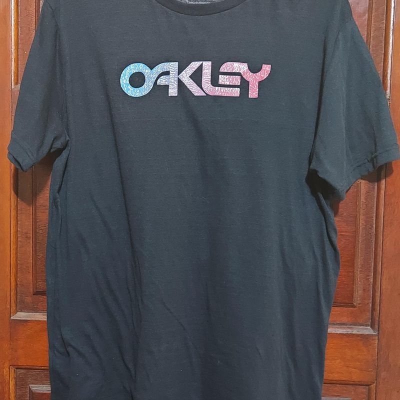 Camiseta Oakley Frogskins | Camiseta Masculina Oakley Usado 54001383 |  enjoei