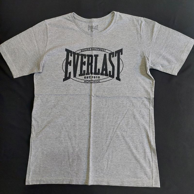 Camiseta Everlast Logo Cinza - Compre Agora