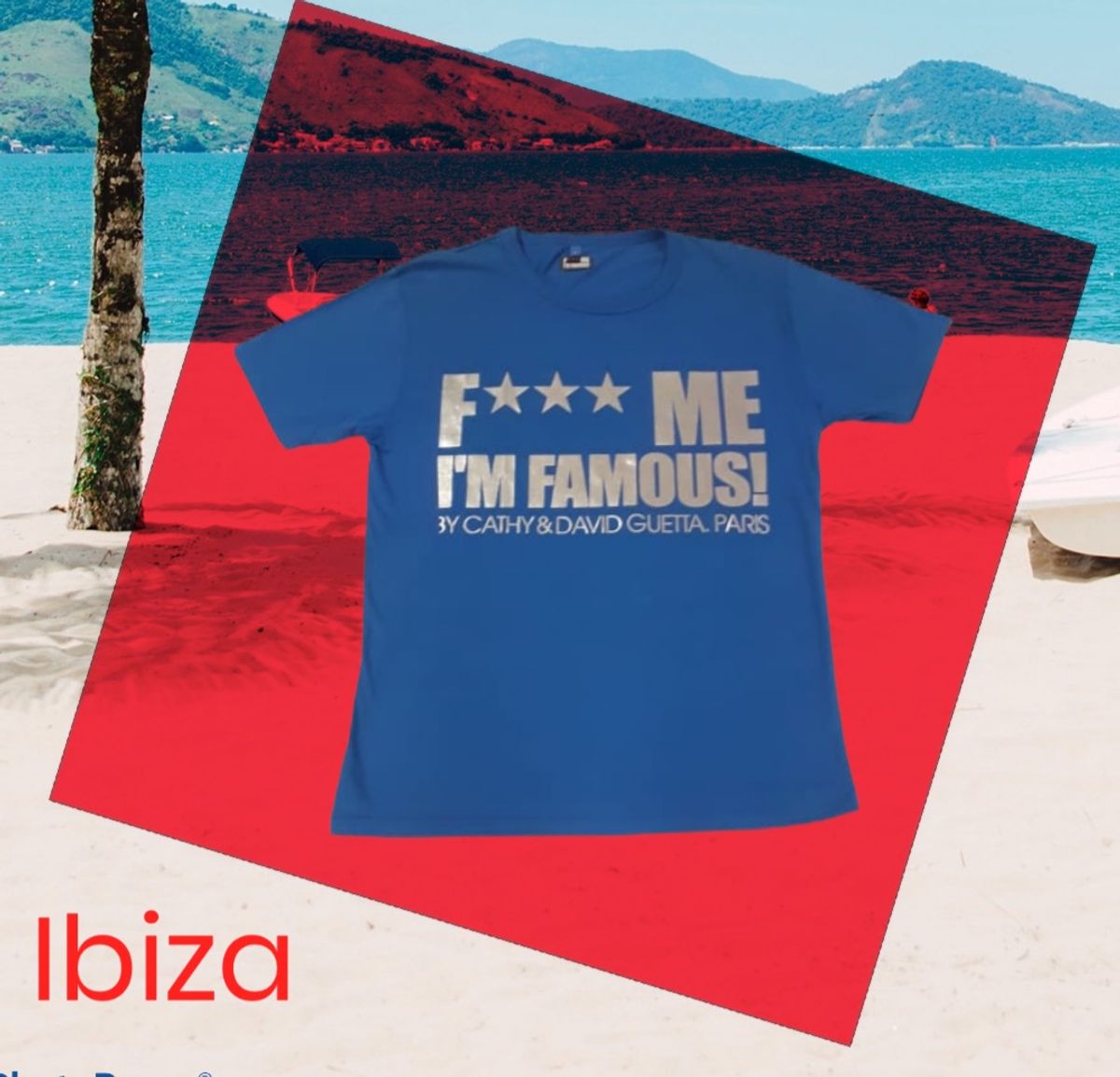 Camiseta F**k Me Im Famous Ibiza | Camiseta Masculina David Guetta ...