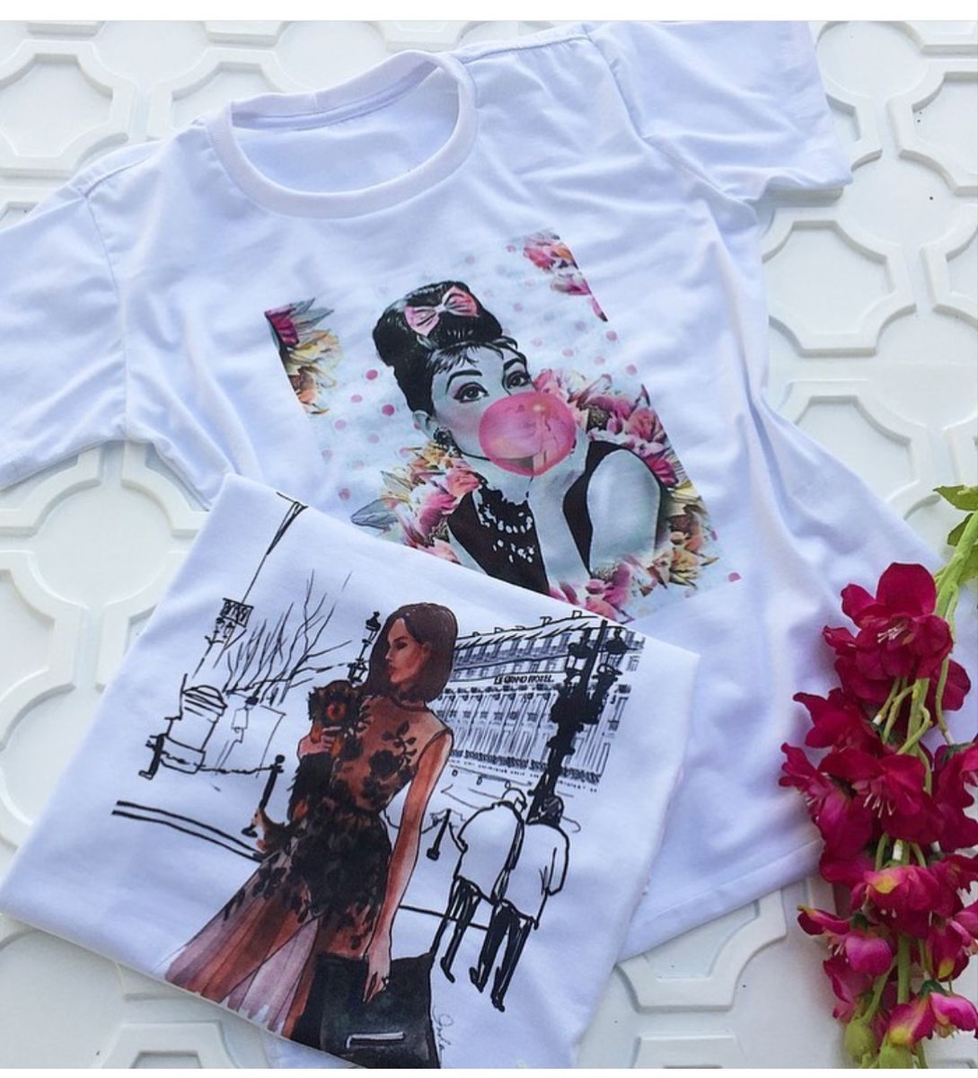 estampas para camiseta feminina