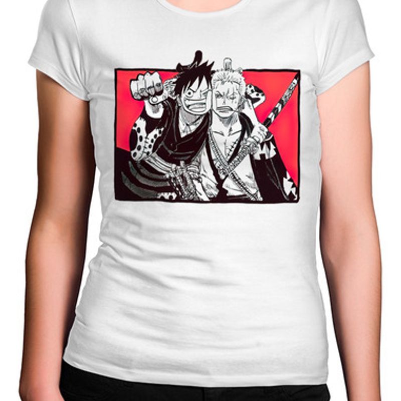 Camiseta T-Shirt Anime One Piece Family Zoro Luffy - Art Sete - Camiseta  Feminina - Magazine Luiza