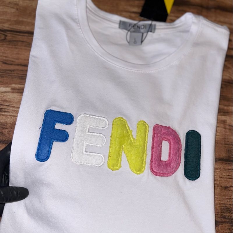 Camiseta Fendi, Camiseta Masculina Fendi Nunca Usado 77270419