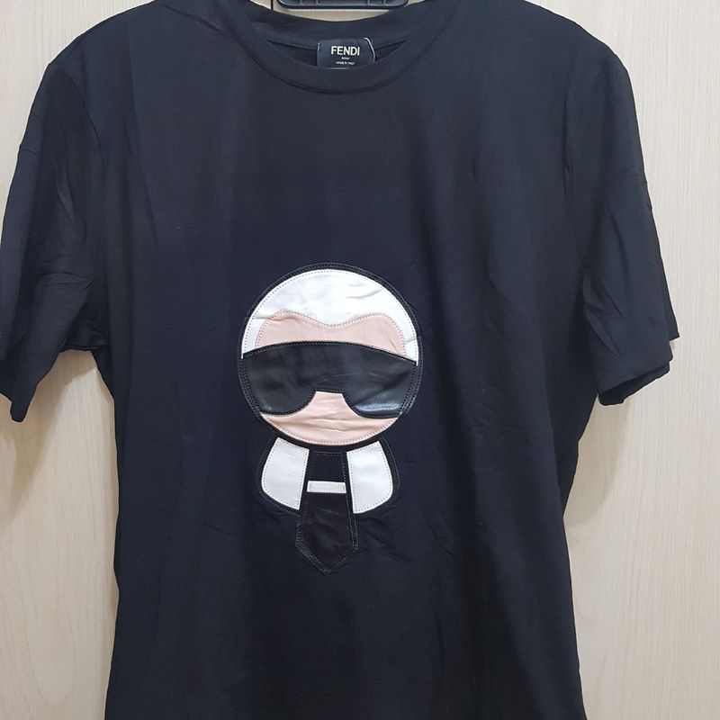 Karl Lagerfield T Shirt Fendi Karl Lagerfeld FENDI X KARL