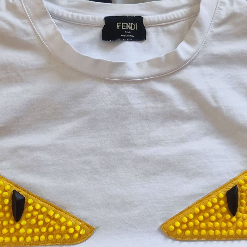 Camisa Fendi, Camiseta Fendi Eyes, Camiseta Fendi Angola