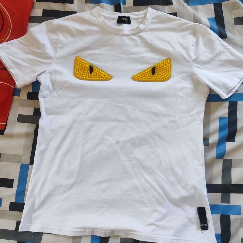 Camiseta Fendi Monster Eyes Original sem Defeitos