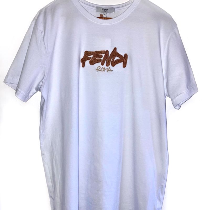 Camiseta Fendi (Roma)  Camiseta Masculina Fendi Nunca Usado