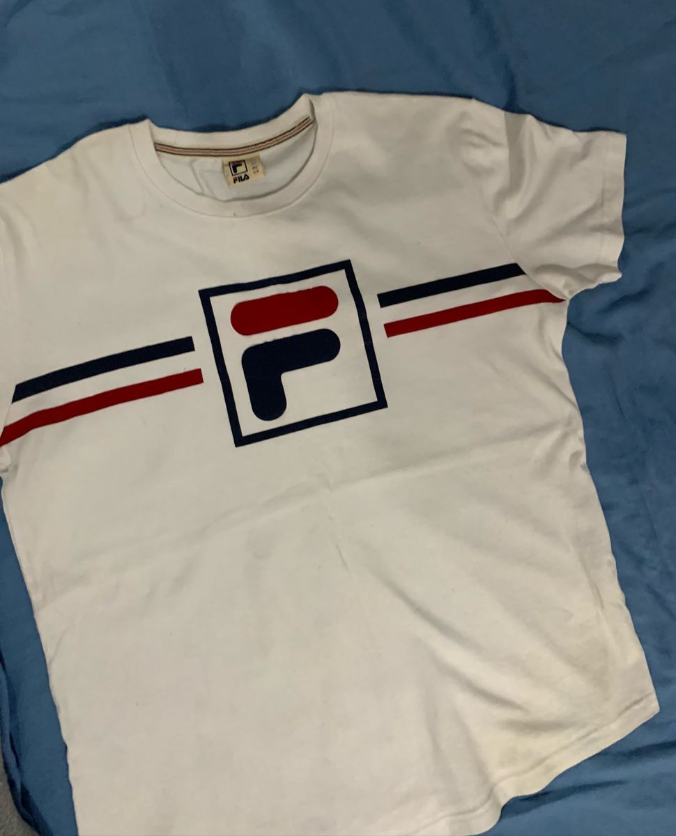 Camiseta Fila Camiseta Masculina Fila Usado 74136553 enjoei