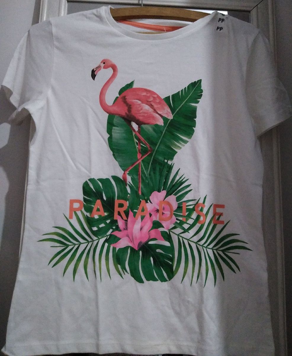 vestido de flamingo c&a