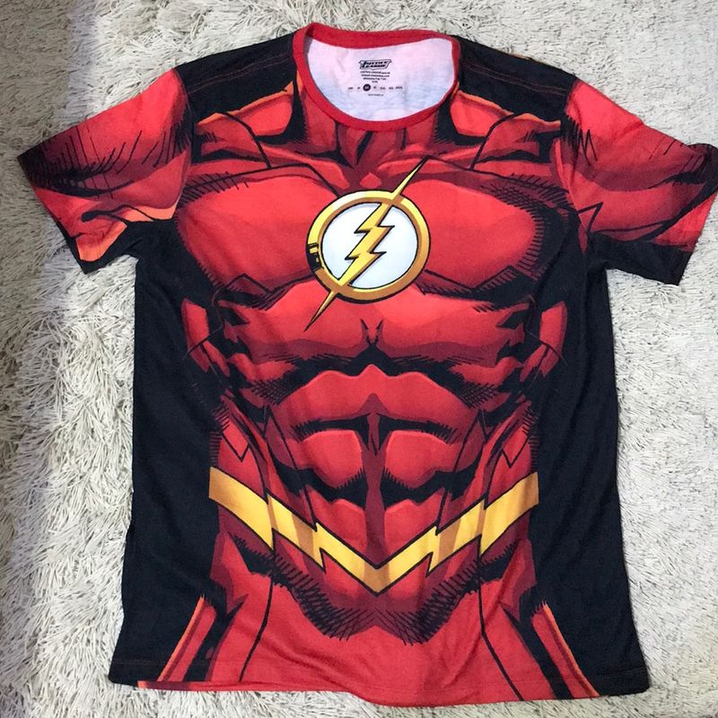 Camiseta Flash Herois Camiseta Masculina Riachuelo Usado 77265558 enjoei