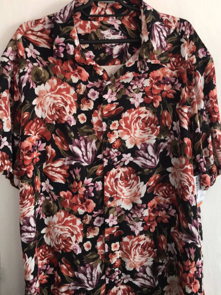 blusa floral riachuelo