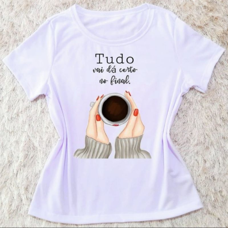 Blusa com best sale frases feminina