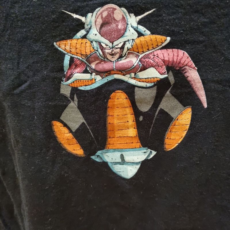 Camiseta masculina Desenho Arte Freeza Dragon Ball Camisa Blusa Branca  Estampada em Promoção na Americanas