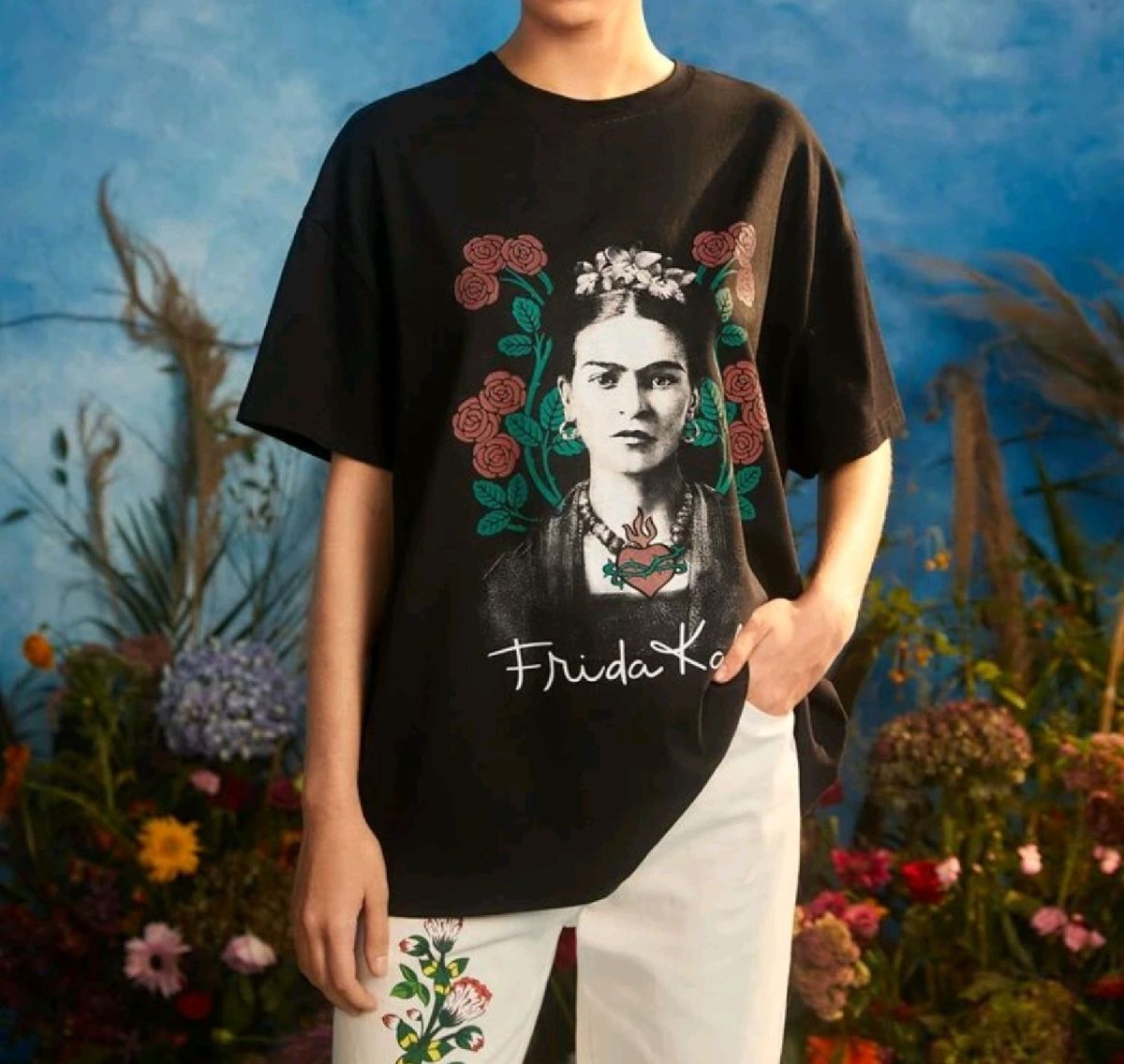 Camisa frida 2024 kahlo feminina