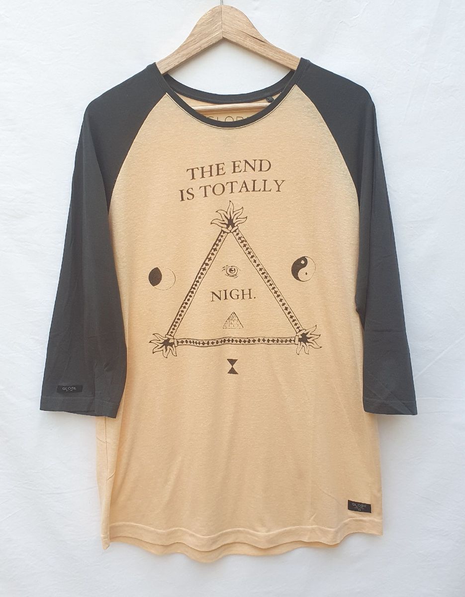 Download Camiseta Globe Manga 3 8 Camiseta Masculina Globe Usado 47225566 Enjoei