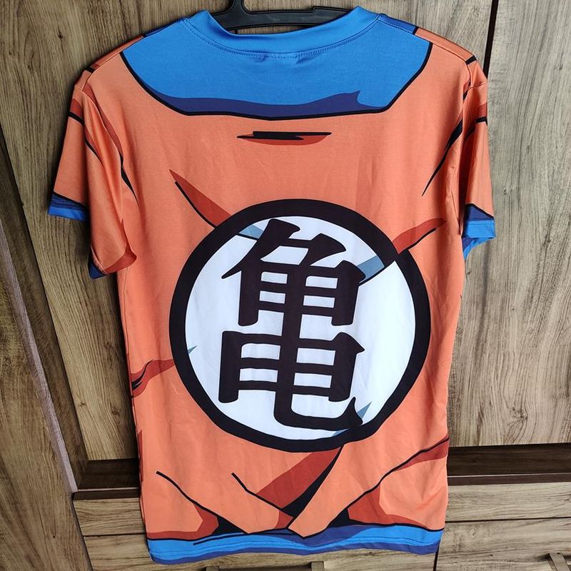 Camiseta Goku Dragon Ball Z Anime Dryfit, Camiseta Masculina Usado  96807489