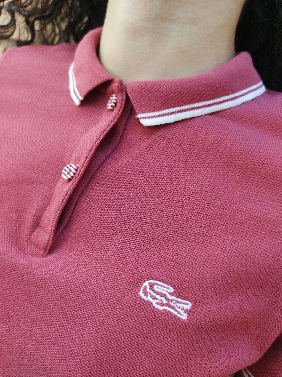 Camiseta Gola Polo Lacoste | Camiseta Feminina Lacoste Usado 98467738 ...