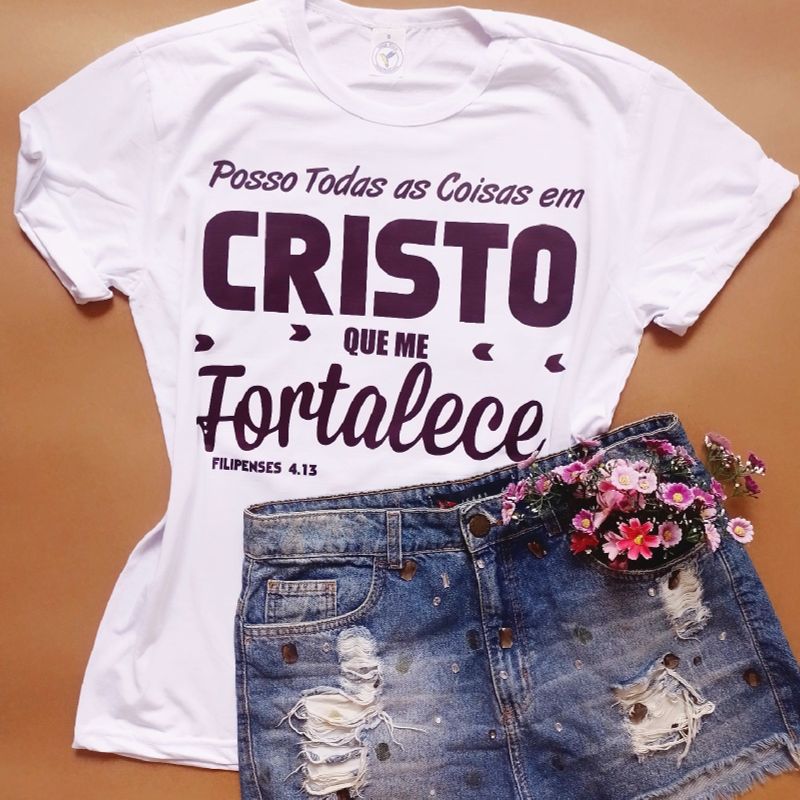 Camisetas gospel hot sale feminina