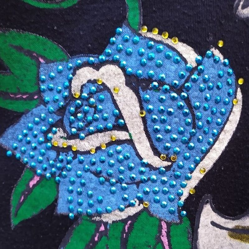 Camiseta Grife Christian Audigier Preta Estampada Masculina com - Main Image