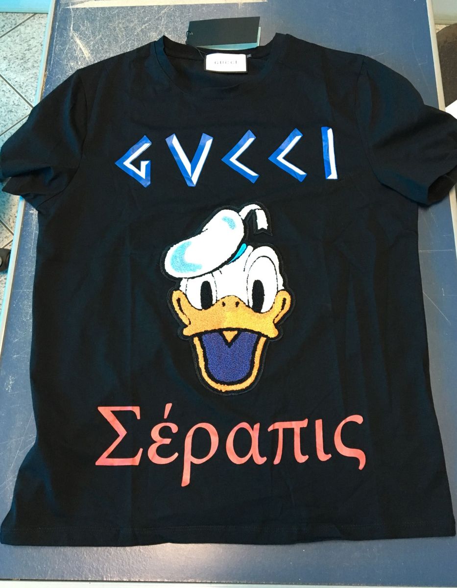 Camiseta Gucci x Disney Pato Donald Rosa – PRELOVED FASHION