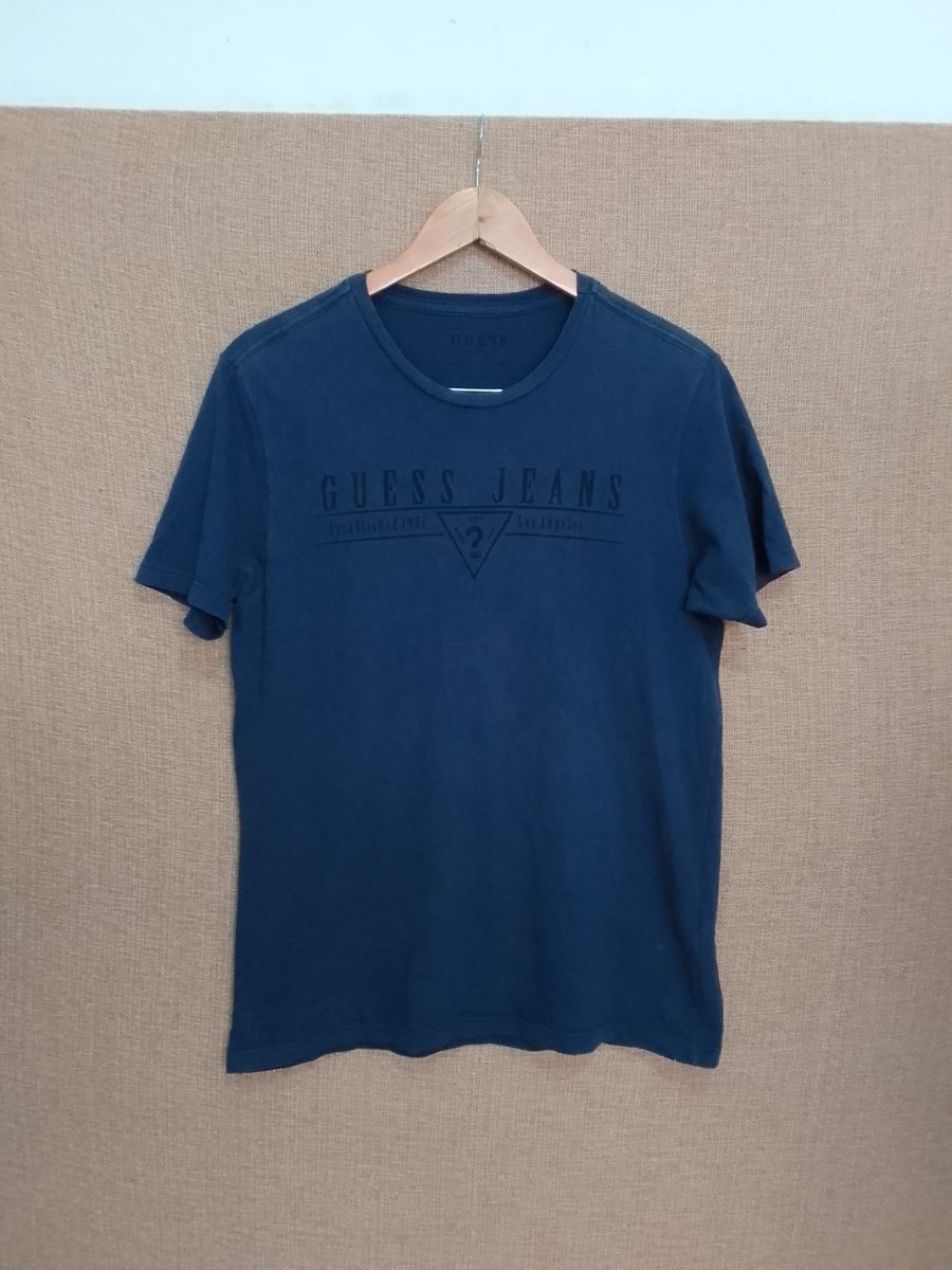 Camiseta Azul Marinho Guess? Jeans (Guess)