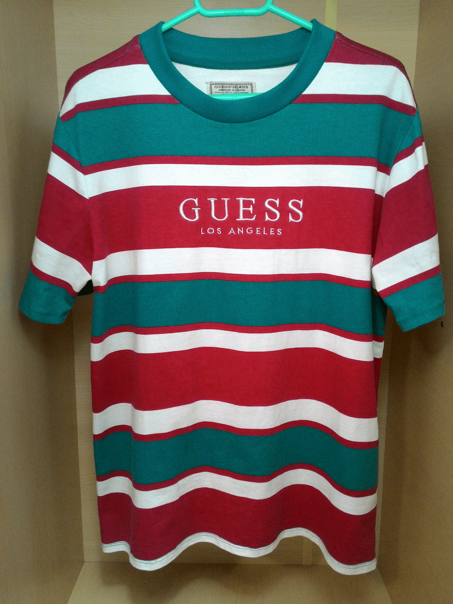 guess jeans camiseta listrada